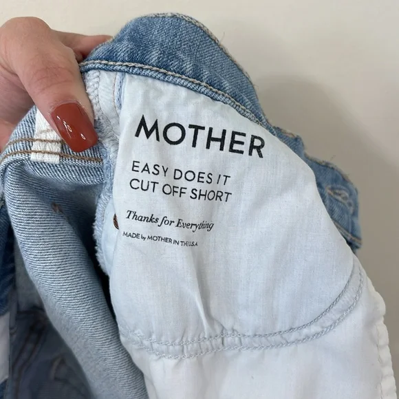 Mother x Miranda Kerr Easy Does It Cut Off Short Thanks for Everything Size 26 - Picture 8 of 11